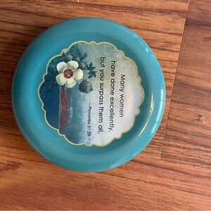 Teal Decorative Biblical Trinket